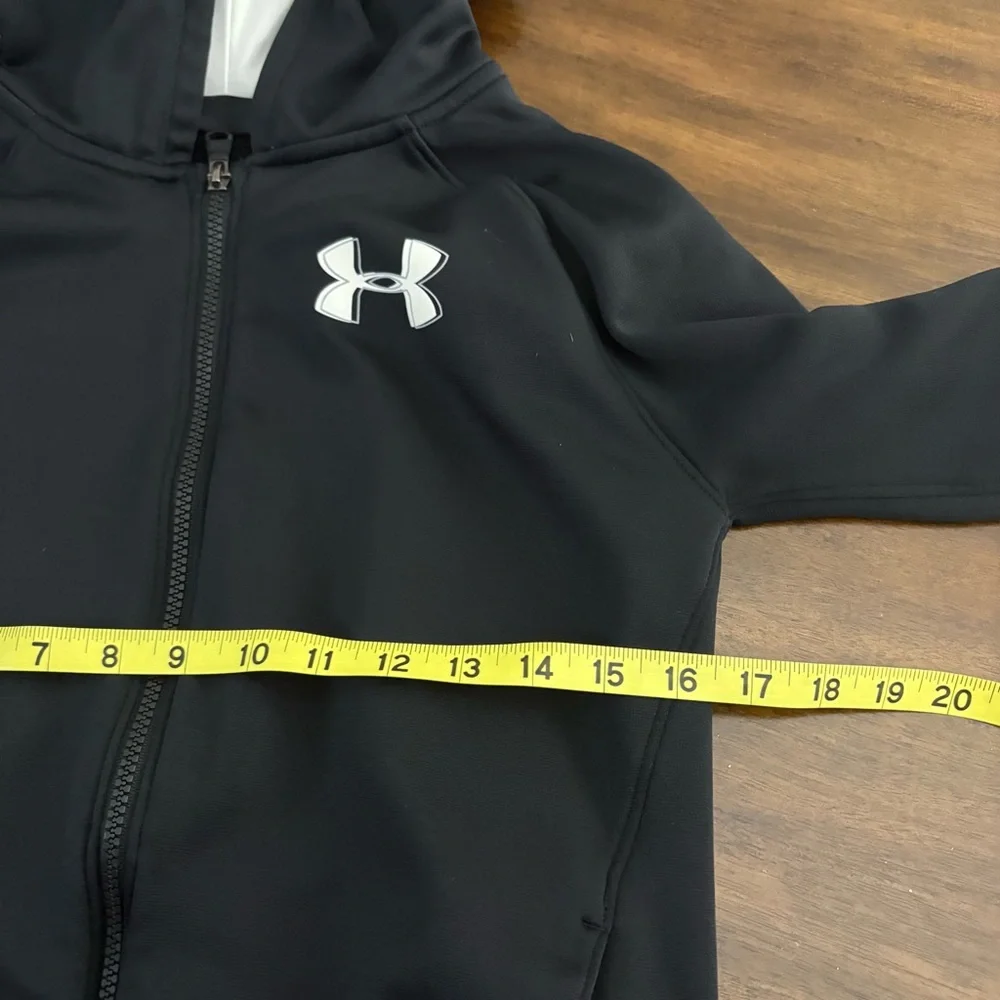 Under Armour Kids Boys XL Black Full-Zip Hoodie school fall sports